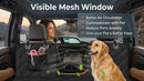 Dog Car Seat Cover for Back Seat 600D Heavy Duty Dog Hammock for Car with Side Flap 100% Waterproof Pet Backseat Cover Anti-Scratch Nonslip Pet Seat Protector for Cars Trucks and SUV-3