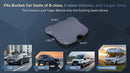 Soft Dense Memory Foam Car Seat Cushion for Driving - Seat Cushion for Car Seat Driver with Wedge Design & Raised Back to Broaden Vision Provides Comfort for Lower Back & HIPS (Passenger Use Too)-3