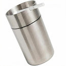 Car Ashtray with lid smell proof Stainless Steel Portable Smokeless Detachable Windproof Self Extinguishing Butt Bucket Ash Tray for Most Car Cup Holder for Outdoor Travel Home Office (Silver)-1