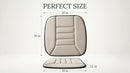 Car Seat Cushion with 1.2inch Comfort Memory Foam Seat Cushion for Car and Office Chair (Gray)-8