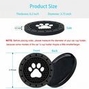Car Cup Holder Coasters-Car Interior Accessories 2.75 inch Silicone Anti Slip Cute Dog Paw Car Coaster -Universal (Pack of 2)-6