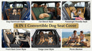6-in-1 Dog Car Seat Cover for Back Seat Waterproof Dog Car Hammock with Mesh Window Non-Slip Pet Backseat Protector for Cars Trucks and SUVs-4