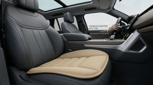 Car Seat Cushion Pad for Home Use Car Driver Seat Office Chair Memory Foam Seat Cushion(Khaki)