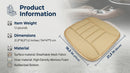 Car Seat Cushion Pad for Home Use Car Driver Seat Office Chair Memory Foam Seat Cushion(Khaki)-3