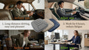 Car Seat Cushion Pad for Home Use Car Driver Seat Office Chair Memory Foam Seat Cushion(Khaki)-2
