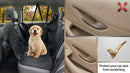 Dog Car Seat Cover with Mesh Window 100% Waterproof Pet Seat Cover for Back Seat Scratchproof Dog Hammock for Cars Trucks SUVs Jeeps Black-5
