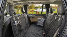 Dog Seat Cover for Back Seat 100% Waterproof with Mesh Window Scratch Prevent Anti-slip Dog Car Hammock Standard - 0