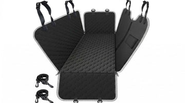 Dog Car Seat Cover for Back Seat 2025 Upgraded 600D Heavy Duty Waterproof & Scratch-Resistant Dog Hammock for Car Back Seat Pet Cover for Dogs with Sedan Trucks and SUVs Standard Black