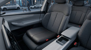 Leather Car Memory Foam Heightening Seat Cushion for Short People Driving Hip(Coccyx/Tailbone) and Lower Back Pain Relief Butt Pillows Adult Booster Seat for Car Truck SUV Office Chair.