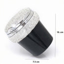 Bling Car Ashtray Bling Portable Cigarette Smokeless Cylinder Cup Holder with Blue LED Light Indicator Car Accessories for Women Ideal for Car Home and Office Black.-7