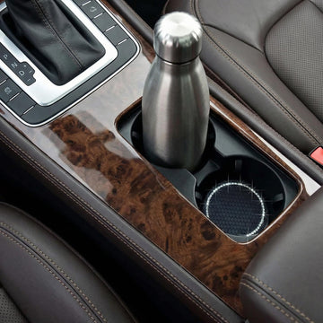 Car Cup Holder Coasters Bling Cup Holder Insert Coaster Car Interior Accessories-2.75 inch Silicone Anti Slip Crystal Rhinestone Car Coaster-Universal (Pack of 2)