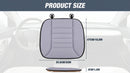 Car Seat Cushion Pad 1.2 Thick Comfort Seat Protector for Car Driver Seat Office Chair Home Use Memory Foam Seat Cushion with Non Slip Bottom 20 x 18.5 Gray-2