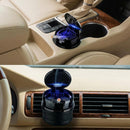 Car Ashtray with Lid Easy Clean Up Detachable Auto Ashtray LED for Most Car/Air Vent Cup Holder Home Office-5