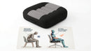 Car Booster Seat Cushion Heightening Height Boost Mat Breathable Mesh Portable Car Seat Pad Angle Lift Seat for Car Office Home (Black)-1