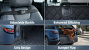 SUV Cargo Liner for Dogs Waterproof Pet Cargo Cover Dog Seat Mat for SUVs Sedans Vans with Bumper Flap Protector Non-Slip Large Size Universal Fit Black-7