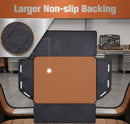 SUV Cargo Liner for Dogs Waterproof Pet Cargo Cover Dog Seat Mat for SUVs Sedans Vans with Bumper Flap Protector Non-Slip Large Size Universal Fit Black-4