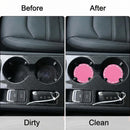 Bling Car Coasters 2 Pack PVC Car Cup Holder Insert Coaster - Anti Slip Universal Vehicle Interior Accessories Crystal Glitter Cup Mats for Women and Men (2.75 Diameter Pink)-5