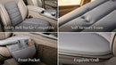Premium Car Seat Cushion Driver Seat Cushion with Comfort Memory Foam & Non-Slip Rubber Bottom Car Seat Pad Works with 95% of Vehicles and Office Chair or Home (Gray)-9