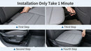 Premium Car Seat Cushion Driver Seat Cushion with Comfort Memory Foam & Non-Slip Rubber Bottom Car Seat Pad Works with 95% of Vehicles and Office Chair or Home (Gray)-6