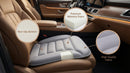 Premium Car Seat Cushion Driver Seat Cushion with Comfort Memory Foam & Non-Slip Rubber Bottom Car Seat Pad Works with 95% of Vehicles and Office Chair or Home (Gray)-3