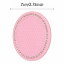 2 Pack Bling Car Coasters 2.75 Inch Soft Rubber Cup Holder Pad Set Round Auto Cup Holder Insert Drink Coaster Car Interior Accessories-2