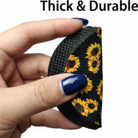 2 Pack Car Coasters for Drinks Absorbent - 2.75 Inch Cute Car Cup Holder Coasters for Women Removable Cup Holder Coaster for Your Car Car Interior Accessories for Women & Girls (Sunflower) - 0