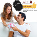 2PCS Bling Car Cup Coaster 2.75 Inch Auto Cup Holder Insert Coasters Silicone Anti-Slip Crystal Rhinestone Drink Mat Universal Vehicle Interior Accessories for Women Girls (Black)-6