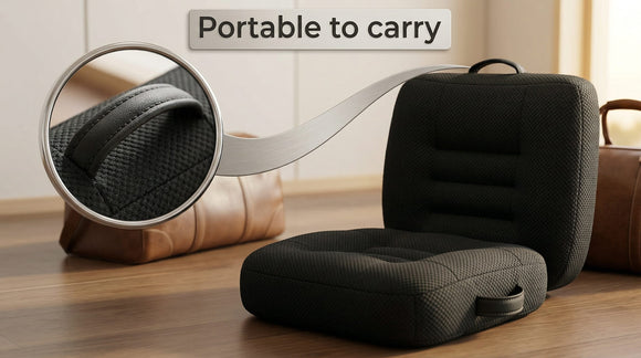 Car Booster Seat Cushion Heightening Height Boost Mat Breathable Mesh Portable Car Seat Pad Fatigue Relief Suitable for Trucks Cars SUVs Office Chairs Wheelchairs(Black)