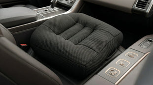Car Booster Seat Cushion Heightening Height Boost Mat Breathable Mesh Portable Car Seat Pad Fatigue Relief Suitable for Trucks Cars SUVs Office Chairs Wheelchairs(Black)