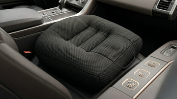 Car Booster Seat Cushion Heightening Height Boost Mat Breathable Mesh Portable Car Seat Pad Fatigue Relief Suitable for Trucks Cars SUVs Office Chairs Wheelchairs(Black) - 0