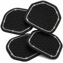 4 Pcs Bling Car Coasters Cup Holder Coasters for Car Cup Holder Inserts Compatible with Wrangler 2018-2022 Jl Jlu 2020-2022 Gladiator Jt Cup Mat Pad Interior Decoration Accessories 2 Styles-7