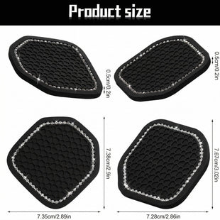 4 Pcs Bling Car Coasters Cup Holder Coasters for Car Cup Holder Inserts Compatible with Wrangler 2018-2022 Jl Jlu 2020-2022 Gladiator Jt Cup Mat Pad Interior Decoration Accessories 2 Styles