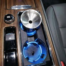 Car Ashtray with Lid Smell Proof Smokeless Auto Ashtray Ash Tray for Car Cup Holder Portable Windproof for Outdoor Stainless Steel Smoking Accessories for Office Home Use (AA)-6