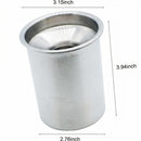 Car Ashtray with Lid Smell Proof Smokeless Auto Ashtray Ash Tray for Car Cup Holder Portable Windproof for Outdoor Stainless Steel Smoking Accessories for Office Home Use (AA)-3