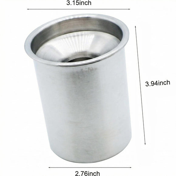 Car Ashtray with Lid Smell Proof Smokeless Auto Ashtray Ash Tray for Car Cup Holder Portable Windproof for Outdoor Stainless Steel Smoking Accessories for Office Home Use (AA)