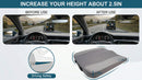 Car Seat Cushion Comfort Memory Foam Car Cushions for Driving - Sciatica & Lower Back Pain Relief Driver Seat Pillow for Auto Office Chair Wheelchair - Gray-7