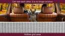 Dog Back Seat Cover Protector for Cars SUV and Trucks with Mesh Window Scratchproof Nonslip and Waterproof Material(Black)-5