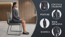 Adult Booster Seat for Car 17*17 4 Thick Car Seat for Short Drivers Butt Cushion for Office Chairs Car Seat Cushions for Driving-3
