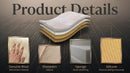 Genuine Sheepskin Car Seat Cushion Seat Covers for Cars Trucks SUV Comfort Seat Protector Pad for Car Driver Seat Car Accessories for Women Office Chair Car Decor (Pearl Front Seat Cushion-1 Pc)-6