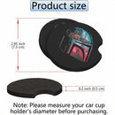 Car Cupholder Coaster Absorbent 2 Pack Cute Funny Fun Cool Anime Cartoon Character Design Rubber New Automotive Cup Holder Decal Decor Accessories for Women Men Present DZ140-4