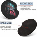 Car Cupholder Coaster Absorbent 2 Pack Cute Funny Fun Cool Anime Cartoon Character Design Rubber New Automotive Cup Holder Decal Decor Accessories for Women Men Present DZ140-3