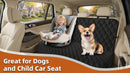 Dog Car Seat Cover for Back Seat - Waterproof Bench Seat Cover Fits Middle Armrest for Cars SUVs & Small Trucks Nonslip Backseat Dog Covers Rear Seat Protector for Pets and Child-7