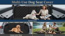 Dog Car Seat Cover for Back Seat - Waterproof Bench Seat Cover Fits Middle Armrest for Cars SUVs & Small Trucks Nonslip Backseat Dog Covers Rear Seat Protector for Pets and Child-5