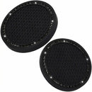 Car Cup Holder Coaster 2 Pack Universal Bling Vehicle Insert (2.75 Diameter) Crystal Rhinestone Car Interior Accessories (Black with Black Diamond).-6