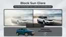 Polarized Sun Visor for Car with Zipper Slider Upgraded UV400 Car Sun Visor Extension with PC Lens and Side Sunshade Anti-Glare Visor for Safe Driving UV-Filtering/Protection-7