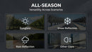 Polarized Sun Visor for Car with Zipper Slider Upgraded UV400 Car Sun Visor Extension with PC Lens and Side Sunshade Anti-Glare Visor for Safe Driving UV-Filtering/Protection-6