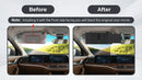 Polarized Sun Visor for Car with Zipper Slider Upgraded UV400 Car Sun Visor Extension with PC Lens and Side Sunshade Anti-Glare Visor for Safe Driving UV-Filtering/Protection-5