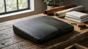 Premium Car Seat Cushion Memory Foam Driver Seat Cushion to Improve Driving View- Coccyx & Lower Back Pain Relief - Seat Cushion for Car Truck Office Chair (Classic Black)