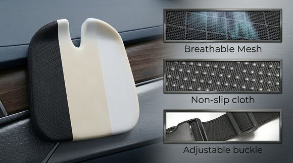 2024 Upgrades Car Coccyx Seat Cushion Pad for Sciatica Tailbone Pain Relief Heightening Wedge Booster Seat Cushion for Short People Driving Truck Driver for Truck Accessories Office Chair