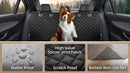 Dog Car Seat Covers for Back Seat Waterproof Bench Seat Cover Protector Nonslip Durable Soft Pet Dog Back Seat Cover for Car Truck & SUV (Black)-6